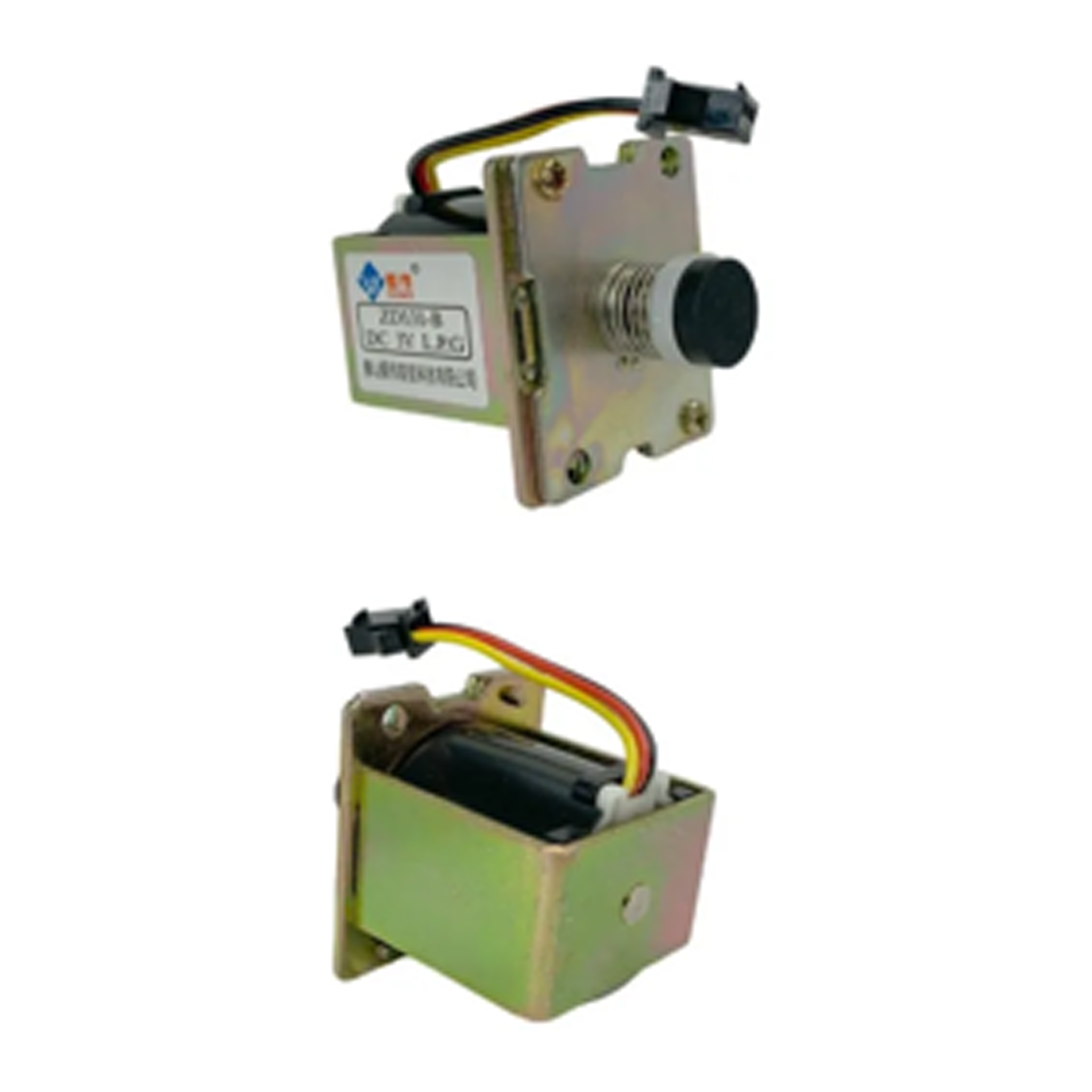 Electroválvula solenoide de 15 mm con terminal negro tipo clip ZD131 N22-01 para calefón