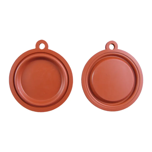 Membrana marrón con oreja de 54 mm para calefón
