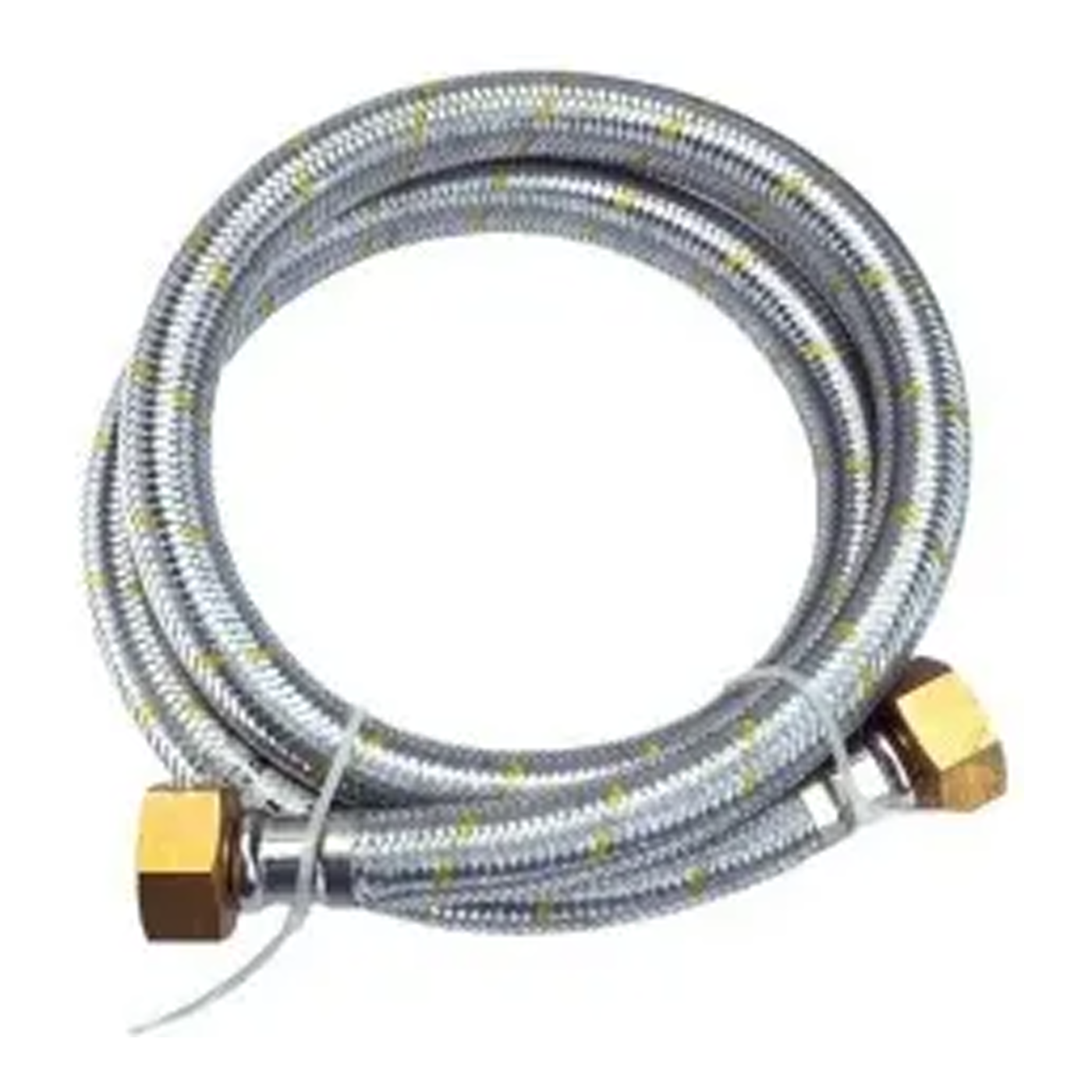 Flexible de acero para gas HI 1/2 x 1/2, 100 cm, para calefón
