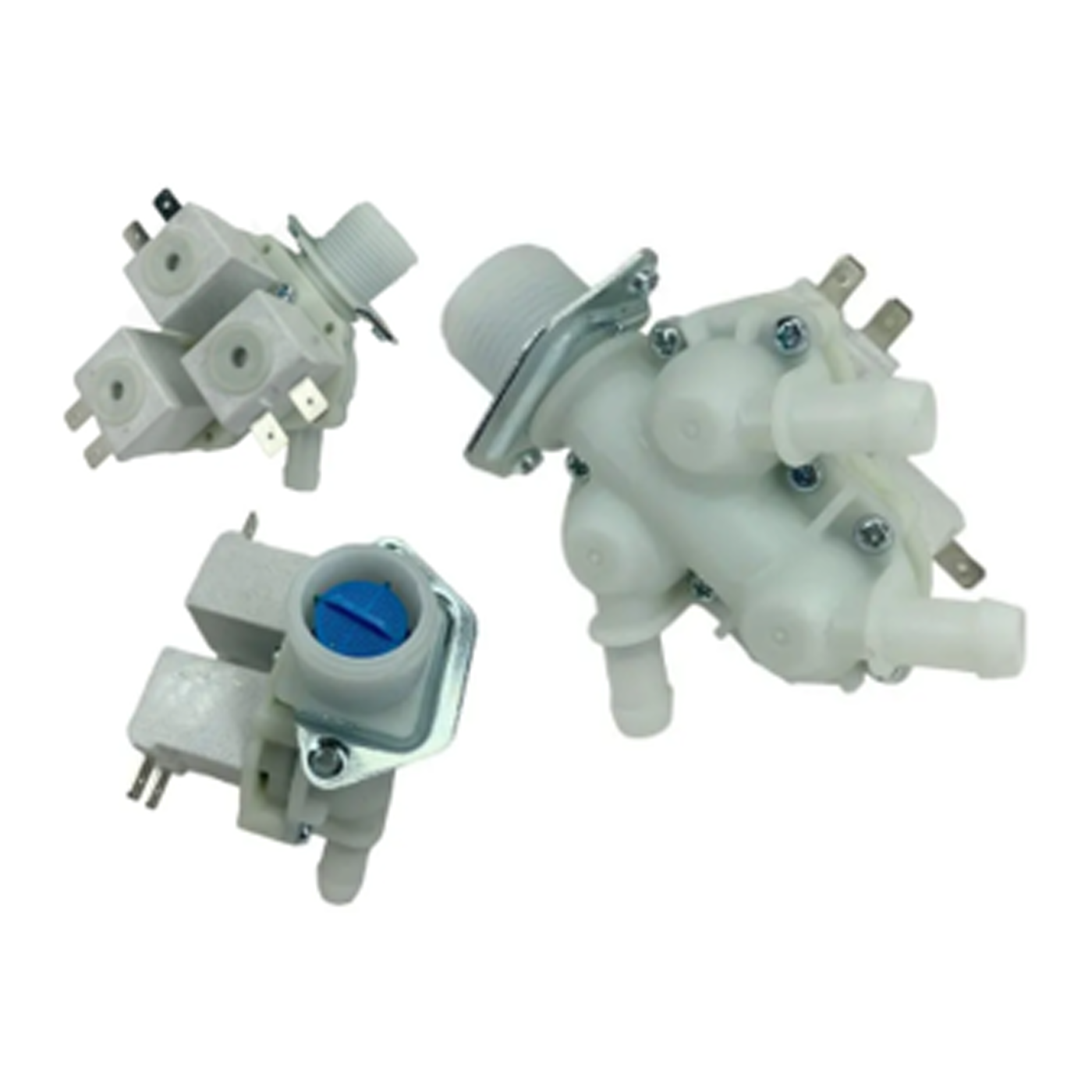 Electroválvula de lavadora 3 vías 180° frío y calor, LG, Daewoo