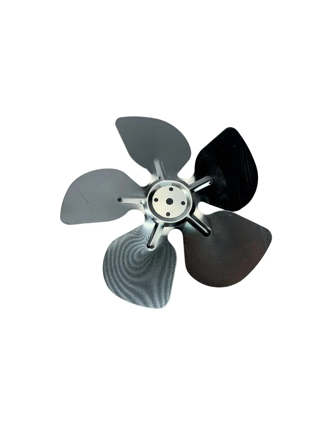 Hélice aspa metálica chica para ventilador de refrigerador, 20 cm de diámetro
