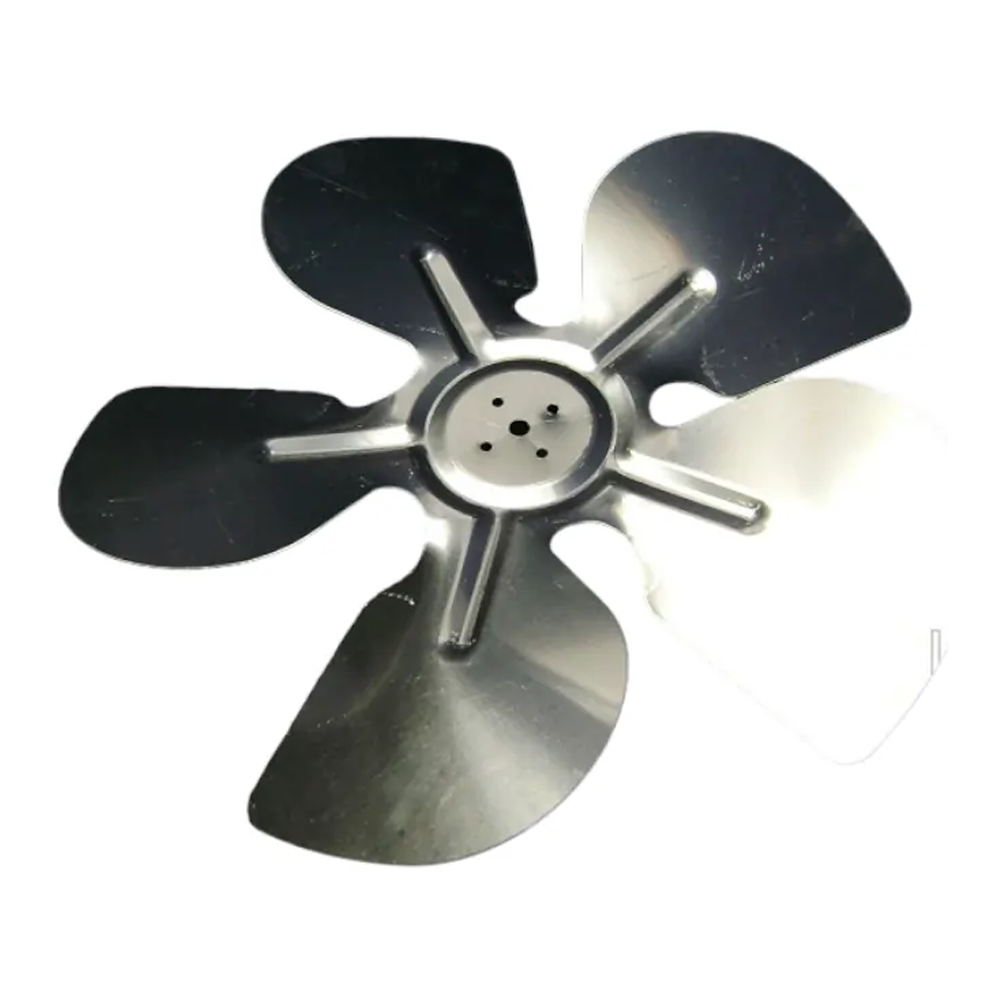 Hélice aspa metálica grande para ventilador de refrigerador, 30 cm de diámetro