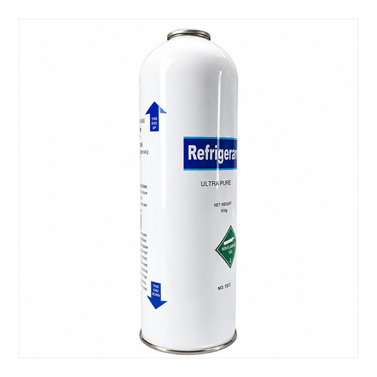 Gas refrigerante R134A en lata de 1 kilo para refrigeración