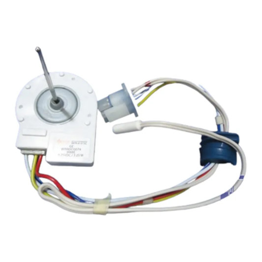 Motor ventilador No Frost tipo C TERMI 10074 L07-06 CK para refrigerador, General Electric