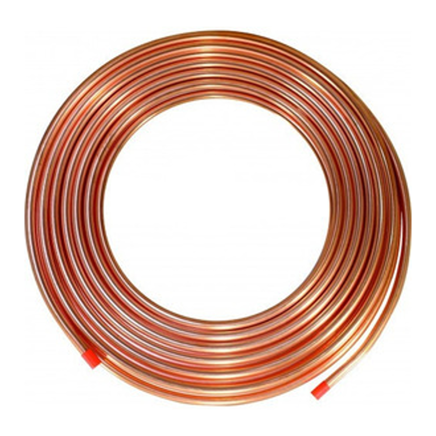 Tubo de cobre de 1/4, rollo de 15 metros, para aire acondicionado